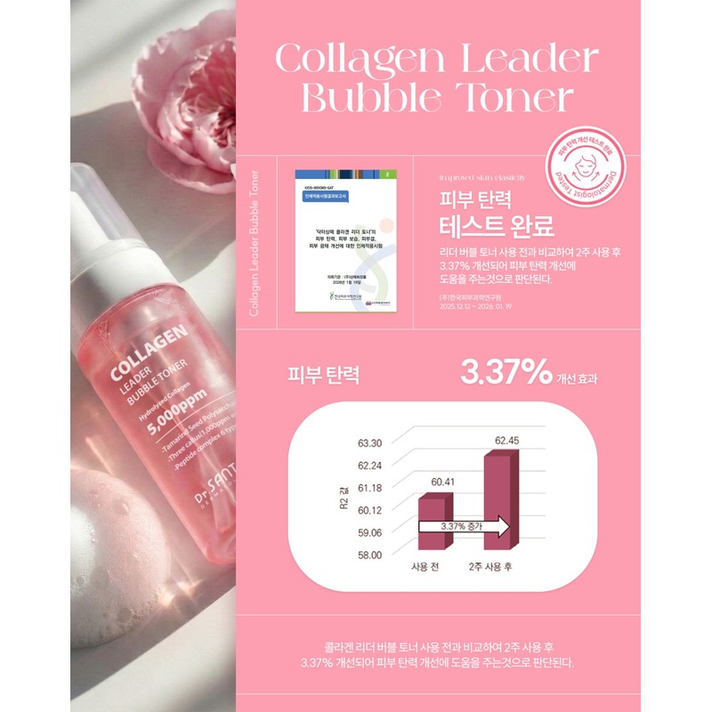 Sante Collagen Leader Bubble Toner 100ml / 상떼 콜라겐 리더