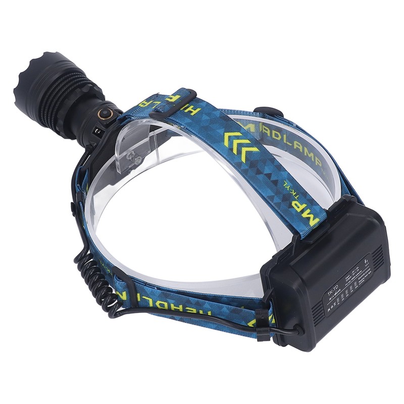 LED Rechargeable Headlight 3000LM 25W High Power Zoomable Headlamp for