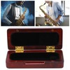 Solid Wood Mouthpiece Case Box Portable Storage for Sax Musical
