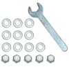 Treeswin M8 Wrench and Hex Nuts and Washers Set Kit
