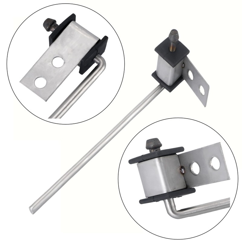 2 Pack Exhaust Hanger rod Stainless Steel 90 Degree Bent
