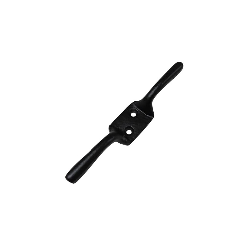 Secure Fix Direct Black or Galvanised Cleat Hook 3" -