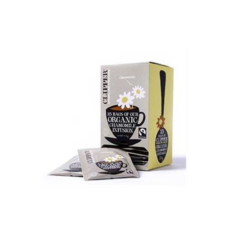 Clipper Fairtrade Organic Chamomile Tea Envelopes String & Tag Pack