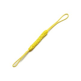 Rayon Double Base String Set of 10 for Straps, Netting Cords, Amulet (Yellow)
