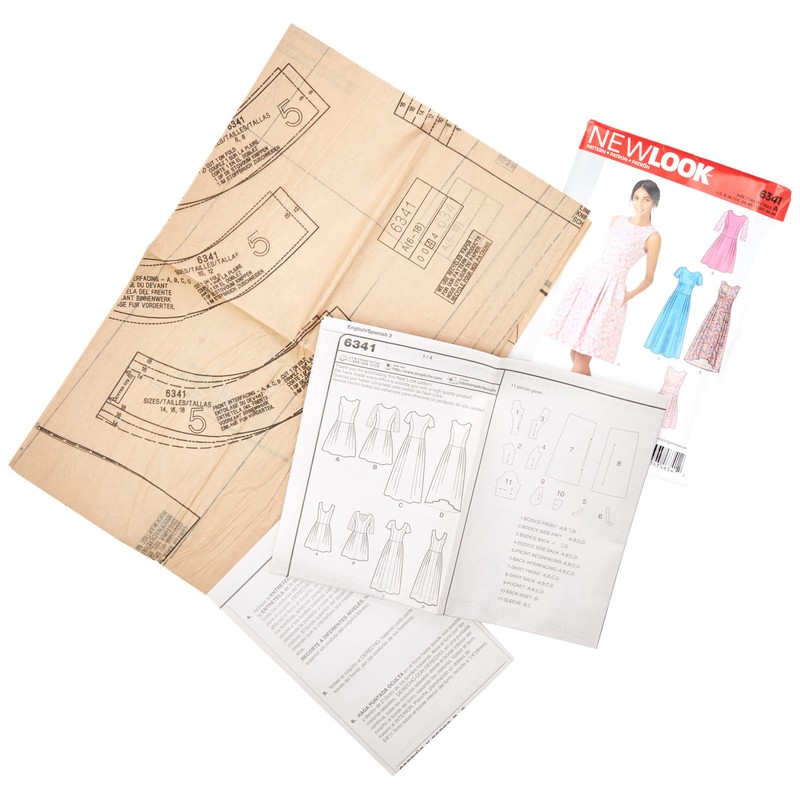 New Look Sewing Pattern 6341: Misses' Dress in Three Lengths,