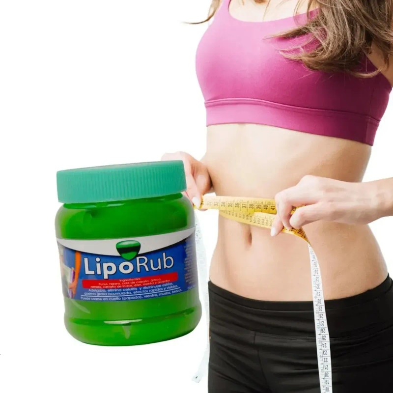 Gel Reductor Lipo Rub Max Quema Grasa Jumbo 500mg