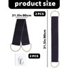 ZcrPrn 2PCS Back Scrubber, Back Exfoliator, Double-Sided Back Washer for