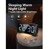 Super Loud Alarm Clock for Bedrooms, Digital Clock Large Display