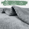 Bear & Panda Waffle Flannel Fleece Mink Throw - Sofa/Bedspread/travel