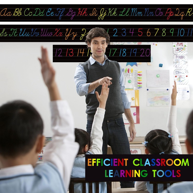 Alphabet Bulletin Board Set - 15 PCS ABC Wall Decorations
