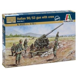 ITALERI 1/72 WW.II Italian Army 90/53 Arsenal w/Artillery