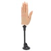Nail Training Practice Hand Professional Bendable Silicone Female Mannequin Hand