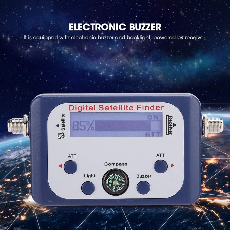 Digital Satellite Finder, 950-2150MHz Satellite Finder Meter with LCD Display