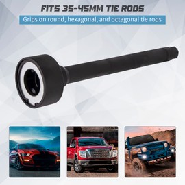 Fumrtcy Inner Tie Rod Tool, 35 mm - 45 mm Universal Inner Tie Rod Removal Tool, 30 mm Drive Tube Tie Rods Tool, Heavy-Duty Steel Inner Tie Rod Puller for Vehicles