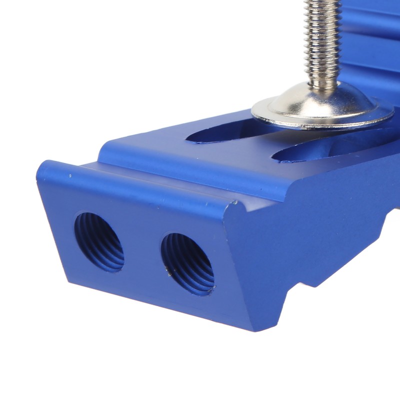 Aluminum Alloy Pocket Hole Jig Tool Kit Adjustable Hole Pitch