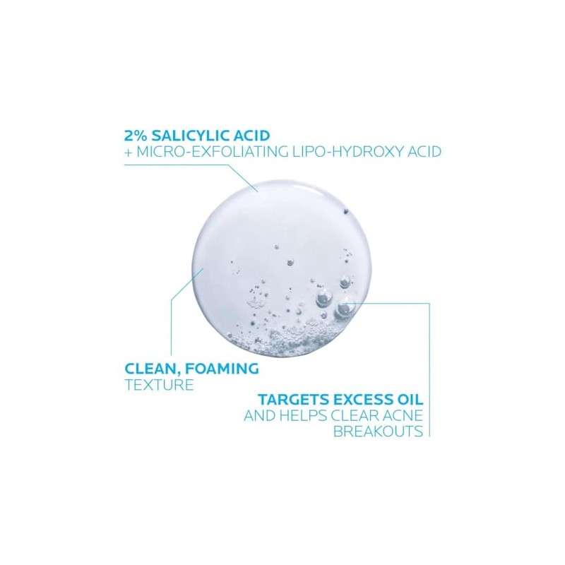 Limpiador en gel medicado Effaclar La Roche-Posay, 200 ml