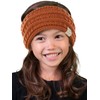 Funky Junque Kids Headwrap Headband Ear Warmer - Rust