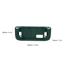 Steam Deck Case Full Steam Deck Carry Case Scratches Dust Fingerprints Hands Full (OD Green)