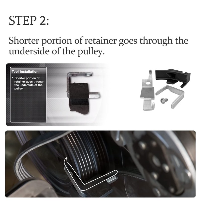91031 Stretch Belt Installation Engine Tool, Compatible with Subaru Impreza