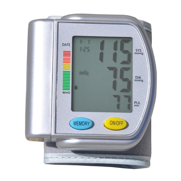 Blue Jay An Elite Healthcare Brand Digital Blood Pressure Unit for Wrist | Digital Blood Pressure Measuring Device | Medical Supplies for BP measurement