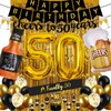 50th Birthday Decorations for Men, 50 Birthday Decorations with Happy