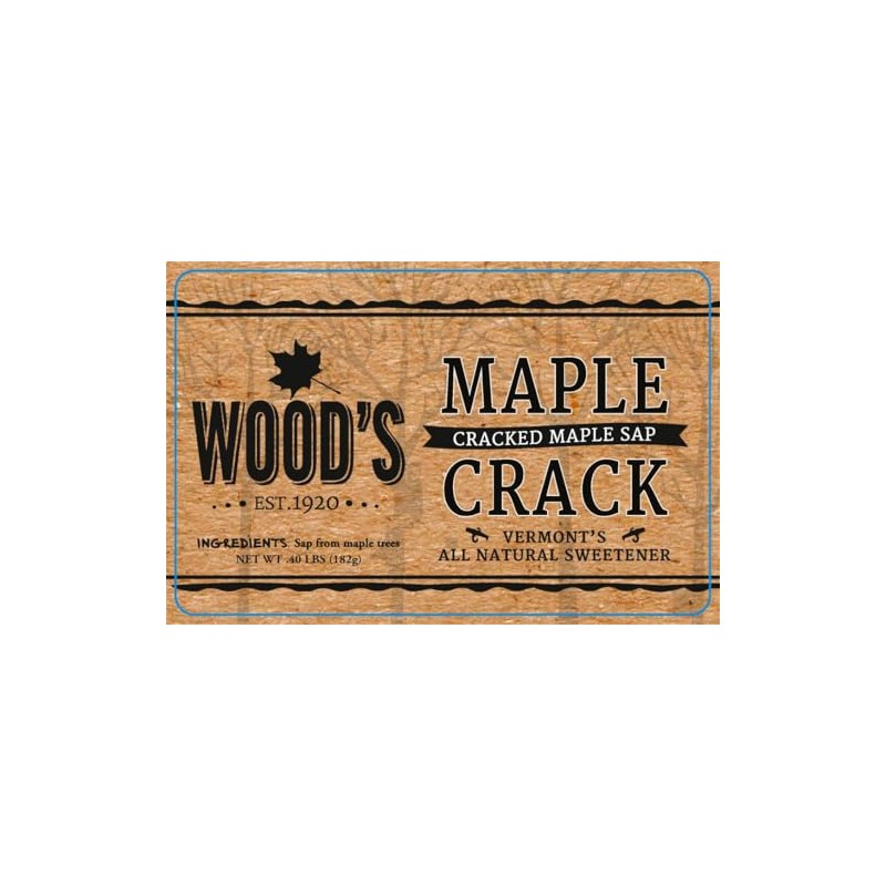 Wood’s Maple Crack – 100% Pure Vermont Maple Sugar Topping