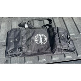Unbranded Army National Guard Duffle Bag Black ANG Logo Route To Readiness Logo