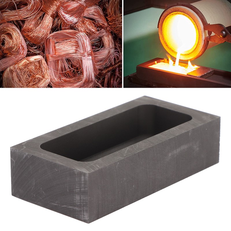Graphite Ingot Mold Rectangular Refining Mold for Melting Casting Metals