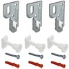 Jabema 3 x Radiator Mounting with Bracket, Wall Bracket, Radiator