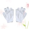 OHPHCALL 1pair Exfoliating Bath Gloves for Body Scrub Five Soft