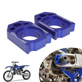 JFG RACING Dirt Bike Rear Axle Block,CNC Chain Tensioner Adjuster for YZ125 YZ250 09-24/YZ250FX 15-23/YZ250X YZ450FX 16-23/YZ125X 20-23/WR250F 09 11-13 15-18 20-24
