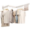 CHAHUANV Wall Mounted Clothes Drying Rack, Collapsible Laundry Drying Rack,