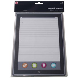 Advantus Magnetic Sticky Tech Notes, 6 X 8-Inch, 50 Sheets, Tablet Design, Multicolored (Z22190)