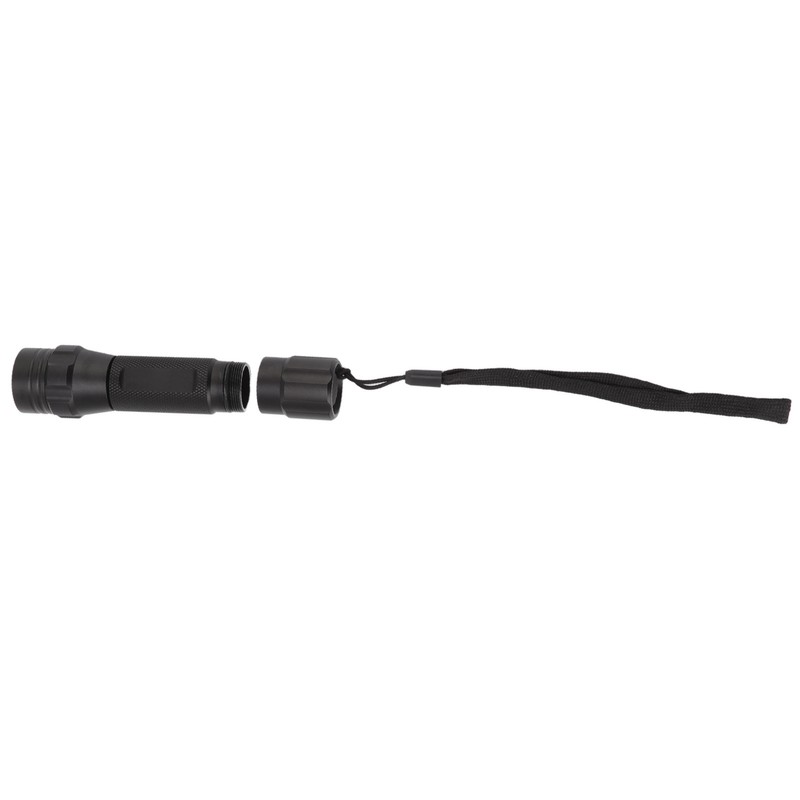 LED Flashlight White Light Battery Powered Aluminium Alloy Retractable Zoom