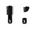 Fhandong Double-Sided Men's Beard Brush, 2-Pack, Black, Detangles & Styles