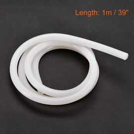 uxcell 1/4"(6mm) Soft Silicone Bending Insert Tube for Rigid Tubing 3.3ft Clear 3pcs