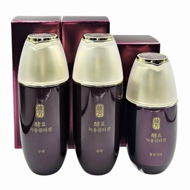 beautiful Sooryehan 3-Piece Hypo Deer Antler Collagen Basic 3-Piece Set (Supplement + Emulsion + Active Extract), 1 Set / 수려한 3종 효 녹용콜라겐 기초 3종 수액 + 유액 + 활성 진액, 1세트