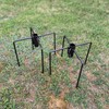 Bird Feeding Station Stabiliser Stand Base Spikes in Brown (Pack