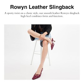 Coach Women's Rowyn Slingback Pump, Pink, 7.5