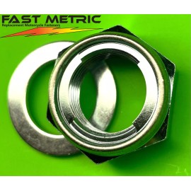 Kawasaki Rear axle nut for KX250F and KX450F 2015-current models. Replaces #92210-0939