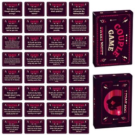 TNCDJKPA Sweet Night Couples Games Cards for Adults, Truths Dares 2 Players Game for Date Night and Passionate Party,Funny Games Cards for Lovers and Valentine's Day, Bedroom Gameplay Card