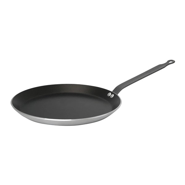 De Buyer CHOC Nonstick Crepe & Tortilla Pan - 10.25” - Ideal for Making & Reheating Crepes, Tortillas & Pancakes - 5-Layer PTFE Coating - Made in France