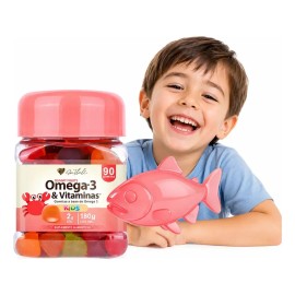 Omega 3 Para Niños 90 Gomitas Ga Tlali Epa Dha Sabor Frutal Frutas