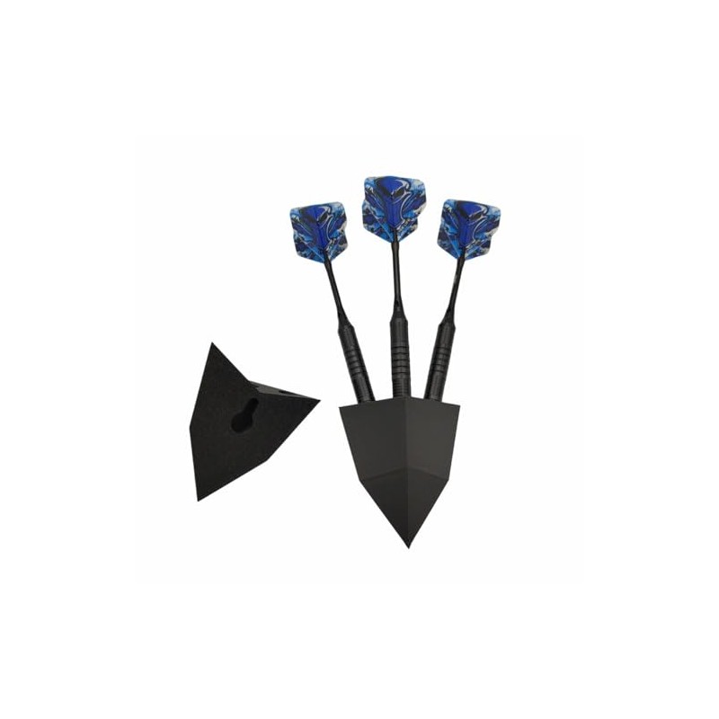 Wall Mounted 3 Dart Holder 2pcs (Black)