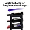VASMIA Bamboo Wine Rack, Sturdy and Durable Wine Storage Cabinet
