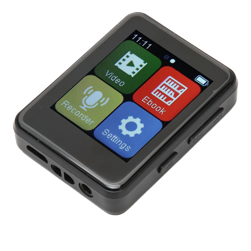 MP3 Player Bluetooth 5.0 Intelligent HD Noise Reduction FM Radio