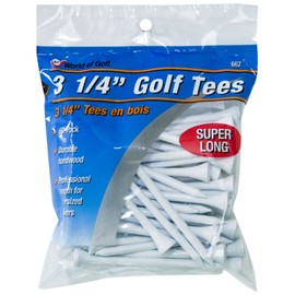 JEF WORLD OF GOLF Gifts and Gallery, Inc. 3 1/4-Inch Tee - 60 Pack (White)