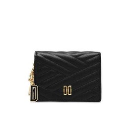Daks (신세계센텀점)CARLISLE블랙 칼라일 엠보 가죽 골드DD 카드지갑DCWA3E218 (Centum City Shinsegae) CARLISLE Black Carlisle Embossed Leather Gold DD Card Wallet DCWA3E218