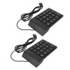 Wired Number Pad 18 Keys Ergonomic USB Plug and Play