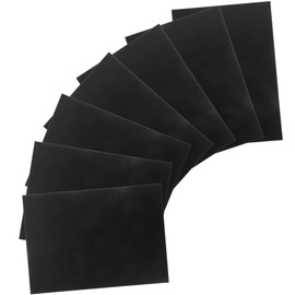 Mobestech 10pcs Moldable Plastic Sheets Matte Film Laminating Sheets Plastic Panels for Crafts Hard